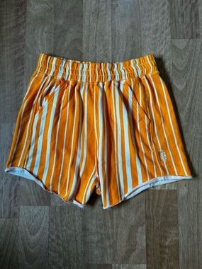 Free People Movement Orange and White Shorts Size XS